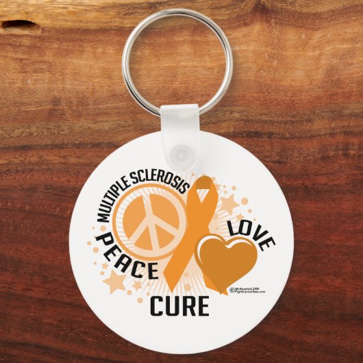 Multiple Sklerose PLC Schlüsselanhänger (Vorderseite)