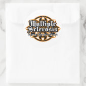 Multiple Sklerose Runder Aufkleber (Tasche)
