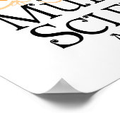 Multiple Sklerose Schmetterling Poster (Ecke)