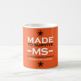 Multiple Sklerose Survivor Unterstützung Bewusstse Kaffeetasse