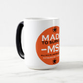 Multiple Sklerose Survivor Unterstützung Bewusstse Verwandlungstasse (Vorderseite Links)