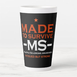 Multiple Sklerose Survivor Unterstützung Geschenk Milchtasse