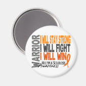 Multiple Sklerose Warrior Magnet (Vorderseite/Rückseite)