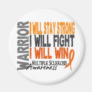 Multiple Sklerose Warrior Magnet