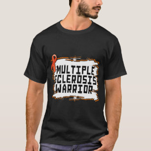 Multiple Sklerose Warrior Orange Ribbon MS Awaren T-Shirt