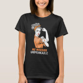 Multiple Sklerose Warrior Unzerbrechliche Frau Str T-Shirt (Vorderseite)