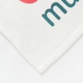 Multiple Sklerose-Zitat für MS-Sklerose-Bewusstsei Fleecedecke (Ecke)