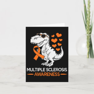 Multiple Sklerosis Awareness Dinosaurier for Kid T Karte