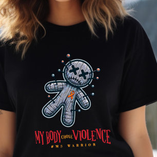 Multiple Sklerosis Awareness top, MS Krieger-Tee, Tri-Blend Shirt