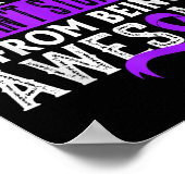 Multiple System Atrophy Msa Awareness Can't Stop M Poster (Ecke)