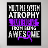 Multiple System Atrophy Msa Awareness Can't Stop M Poster (Vorne)