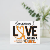 Multipler Sklerose bedarf einer Heilung 2 Postkarte (Stehend Vorderseite)