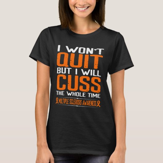 Multipler Sklerose-Bewusstsein T-Shirt (Vorderseite)