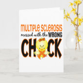 Multipler Sklerose MS, die mit dem falschen Schwan Karte (Gelbe Blume)