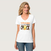 Multipler Sklerose MS, die mit dem falschen Schwan T-Shirt (Vorderseite Vollansicht)