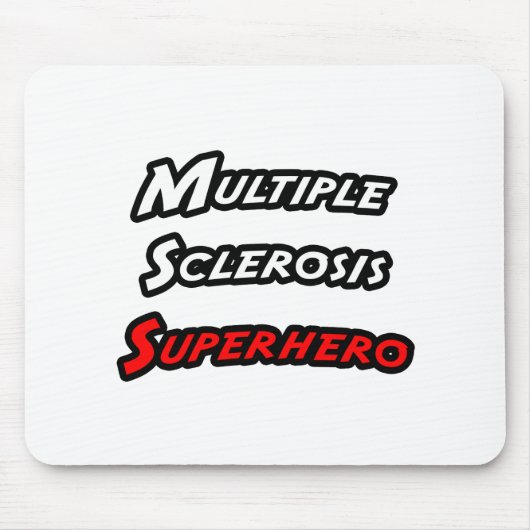 Multipler Sklerose Superheld Mousepad (Vorne)