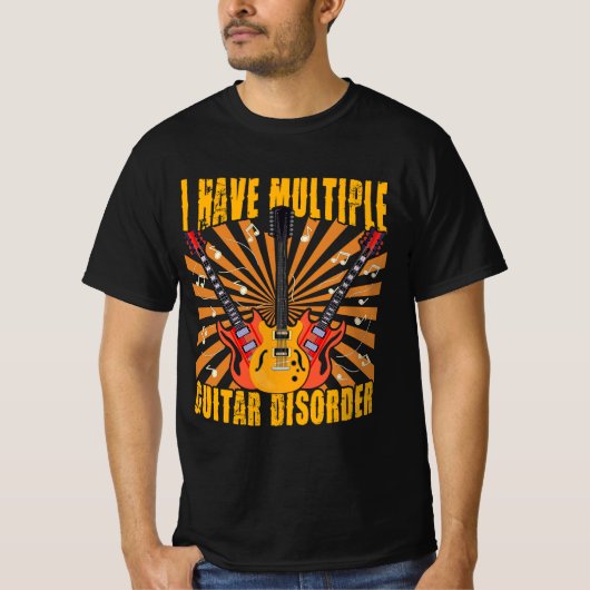 Multiples Bass Disruptor Gitarre Shirt für Männer (Vorderseite)