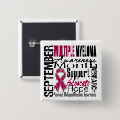Multiples Myelom AWARENESS Monat TRIBUT Button (Vorne & Hinten)