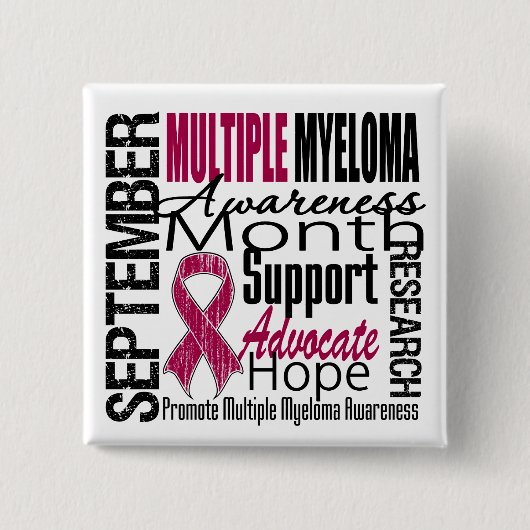 Multiples Myelom AWARENESS Monat TRIBUT Button (Vorderseite)