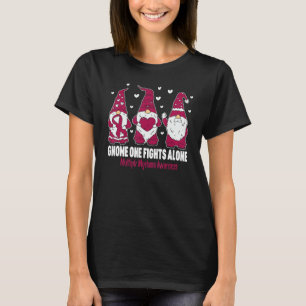Multiples Myelom-Bewusstsein Burgunder Ribbon Übe T-Shirt