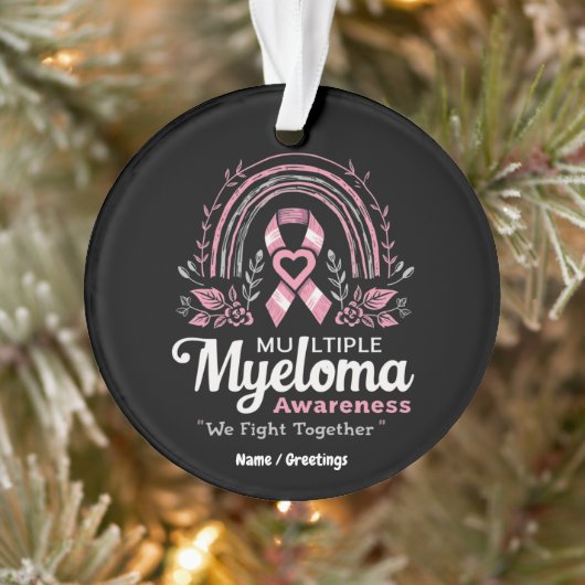 Multiples Myelom Bewusstsein, das wir gemeinsam be Ornament (Baum)