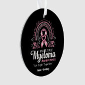 Multiples Myelom Bewusstsein, das wir gemeinsam be Ornament (Vorderseite)