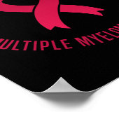 Multiples Myelom-Bewusstsein Ich unterstütze meine Poster (Ecke)