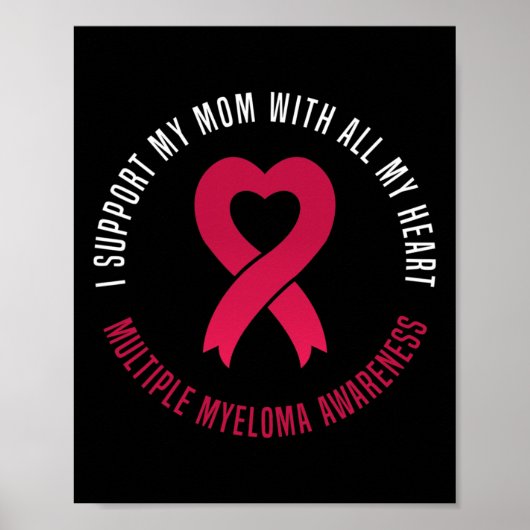 Multiples Myelom-Bewusstsein Ich unterstütze meine Poster (Vorne)