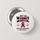 Multiples Myelom-Bewusstsein Monat Band Geschenke Button (Vorne & Hinten)