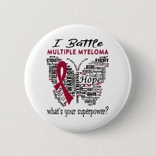 Multiples Myelom-Bewusstsein Monat Band Geschenke Button