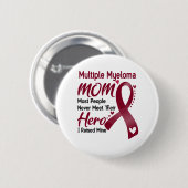 Multiples Myelom-Bewusstsein Monat Band Geschenke Button (Vorne & Hinten)