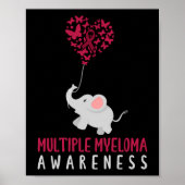 Multiples Myelom-Bewusstsein Poster (Vorne)