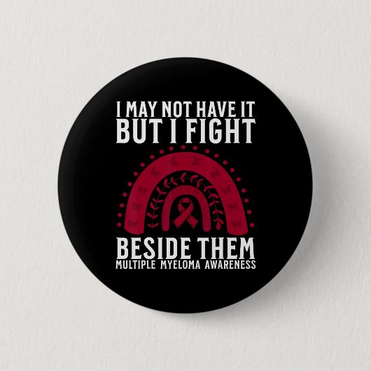 Multiples Myelom-Bewusstsein Unterstützen Blutkreb Button (Vorderseite)