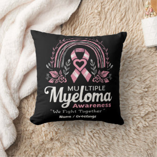 Multiples Myelom-Bewusstsein Wir kämpfen gemeinsam Kissen