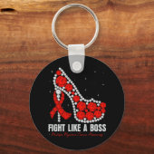 Multiples Myelom Bewusstsein zur Bekämpfung von Bl Schlüsselanhänger (Rückseite)