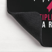 Multiples Myelom-Bewusstseins-Herzschlag Mousepad (Ecke)