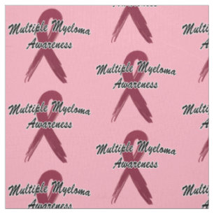 Multiples Myelom Bewusstseinsband der Hoffnung Stoff