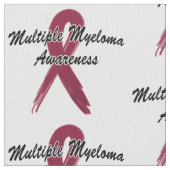 Multiples Myelom Bewusstseinsband der Hoffnung Stoff (Nahaufnahme)