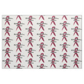 Multiples Myelom Bewusstseinsband der Hoffnung Stoff (Fat Quarter (45,7 x 55,9 cm))