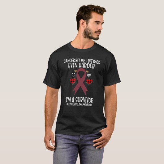 Multiples Myelom Bit Ich bin ein bisschen schwieri T-Shirt (Vorne ganz)
