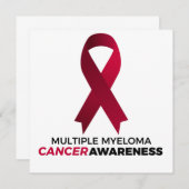 Multiples Myelom Einladung (Vorne/Hinten)