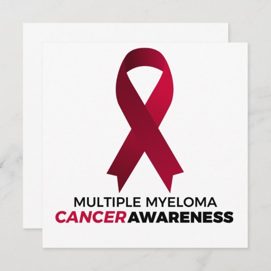 Multiples Myelom Einladung (Vorne/Hinten)