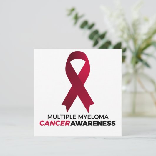 Multiples Myelom Einladung (Stehend Vorderseite)