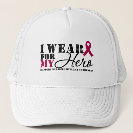 Multiples Myelom Hero Ribbon Truckerkappe (Vorderseite)