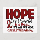 Multiples Myelom HOPE 1 Postkarte (Vorderseite)