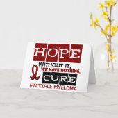 Multiples Myelom HOPE 2 Karte (Gelbe Blume)