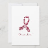 Multiples Myelom/Krebs-Bewusstseinsbildung Überleb Einladung (Rückseite)