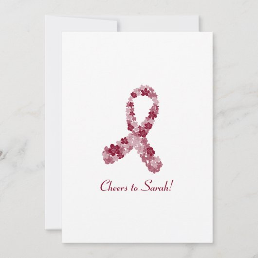 Multiples Myelom/Krebs-Bewusstseinsbildung Überleb Einladung (Rückseite)