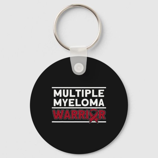 Multiples Myelom Krieger Multiples Myelom Bewussts Schlüsselanhänger (Vorderseite)