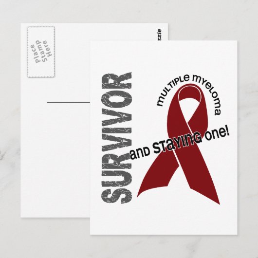 Multiples Myelom Postkarte (Vorne/Hinten)